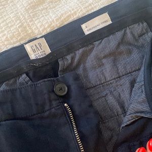 Gap Navy Girlfriend Chinos